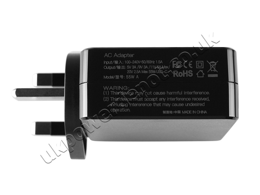 Xiaomi 55W USB-C Type-C Rapid Charger for Xiaomi Mi 10 Pro 5G